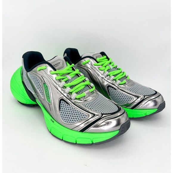 NWT GIVENCHY TK-MX Metallic Slip-Resistant Mesh Running Sneakers Size FR… main image 6